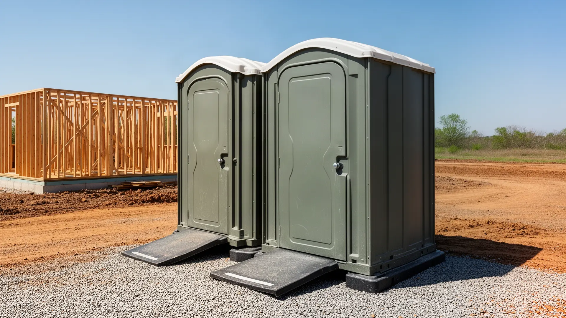 Clean porta potty unit from East Creek Porta Potty Rental in Sausalito, CA